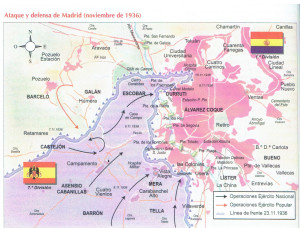 Ataque y defensa de Madrid noviembre 1936