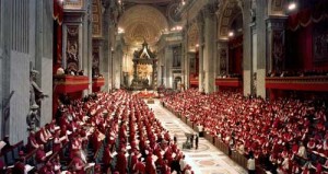 Sesión del Concilio Vaticano II